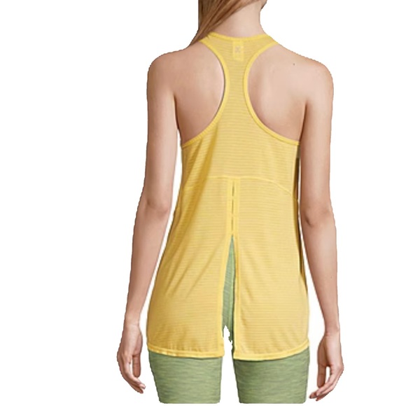 NWT XERION WOMENS SCOOP NECK TANK TOP RACER BACK YELLOW SIZE 2X - Picture 3 of 9